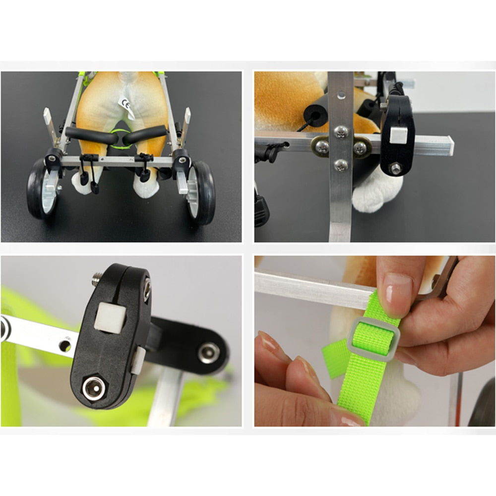 Disabled Big Puppy Hind Limb Booster Dog Wheelchair Pet Cart Cat Dog General Rehabilitation Auxiliary Exercise Hind Leg Bracket