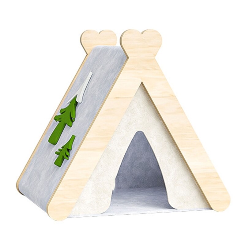 Hamsters Houses Felt Cloth Cover Small Pet Hideouts Habitat Decors for Small Squirrels Mini Hedgehogs Easy to Clean