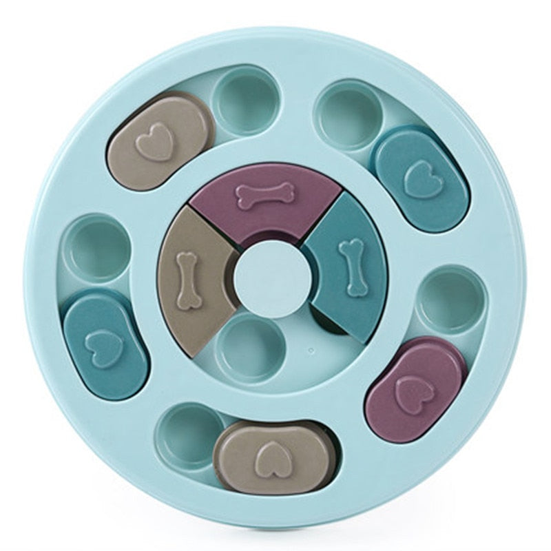 Pet Dog Feeding Puzzle Toys Slowly Eating Nonslip Bowl Interactive Means For IQ Training And Behavior Game Puppy Accessories