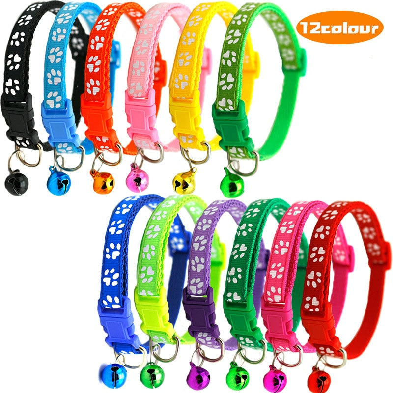 Pet Products Pet Reflective Patch Collar Cats Collar Bell Collars Pet Luminous Collars Teddy Bomei Small Dog Collar Pet Supplies