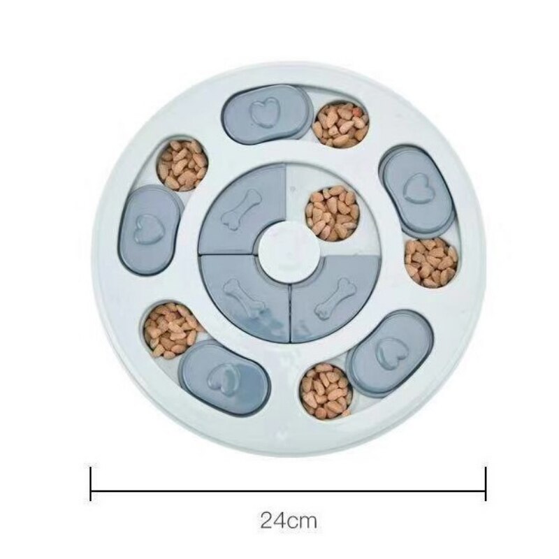 Pet Dog Feeding Puzzle Toys Slowly Eating Nonslip Bowl Interactive Means For IQ Training And Behavior Game Puppy Accessories