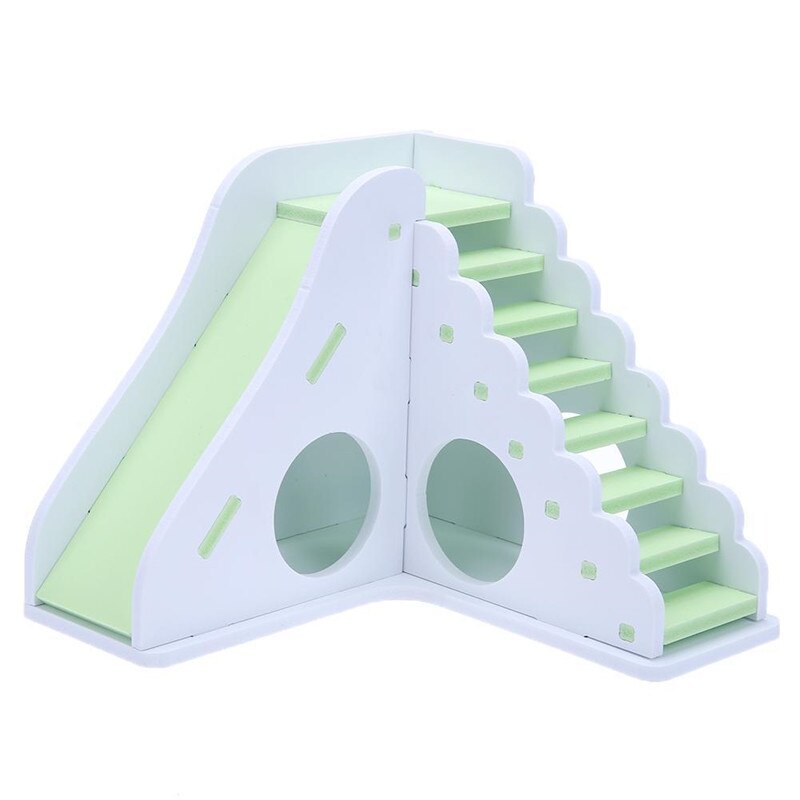 Luxurious Hamster House Swing Toy Slide Hamsters Nest Loft Bed Cage Nest Type Hedgehog Pet Castle Climbing Toys Small Pet House