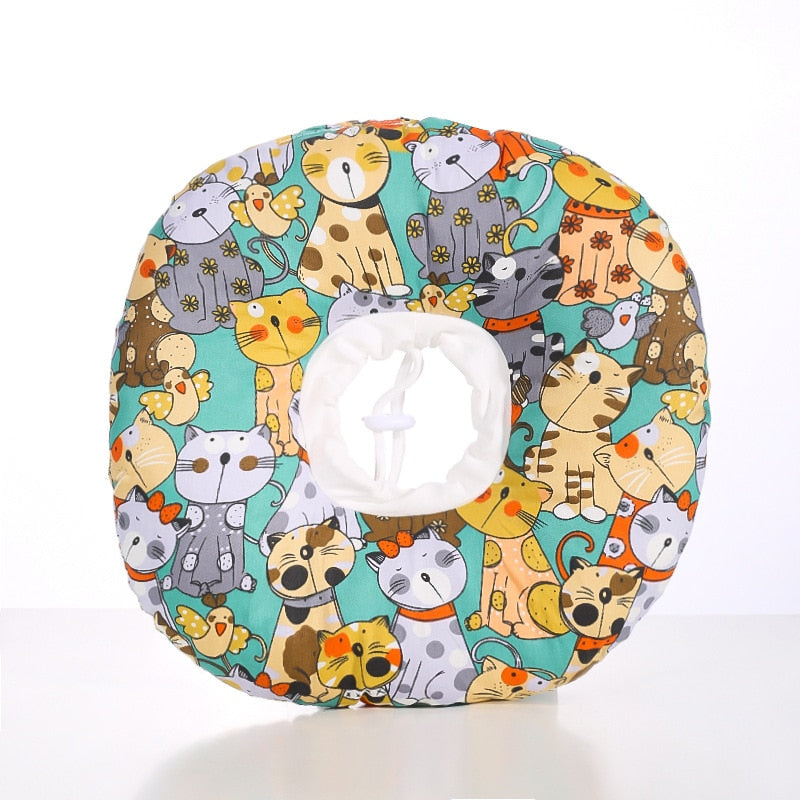 Cat Elizabethan Collar Pet Dog Neck Cone Recovery Collar for Anti-Bite Lick Surgery Wound Healing Protective Pet Cats E-Collar