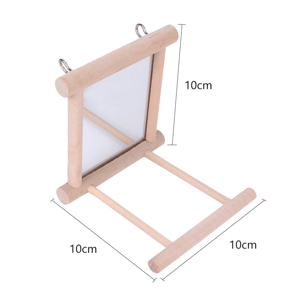 Parrot Bird Toys Accessories Articles Parakeet Cockatiels Bite Chew Toy For Parrot Training Budgie Toy Swing Ball Bell Standing