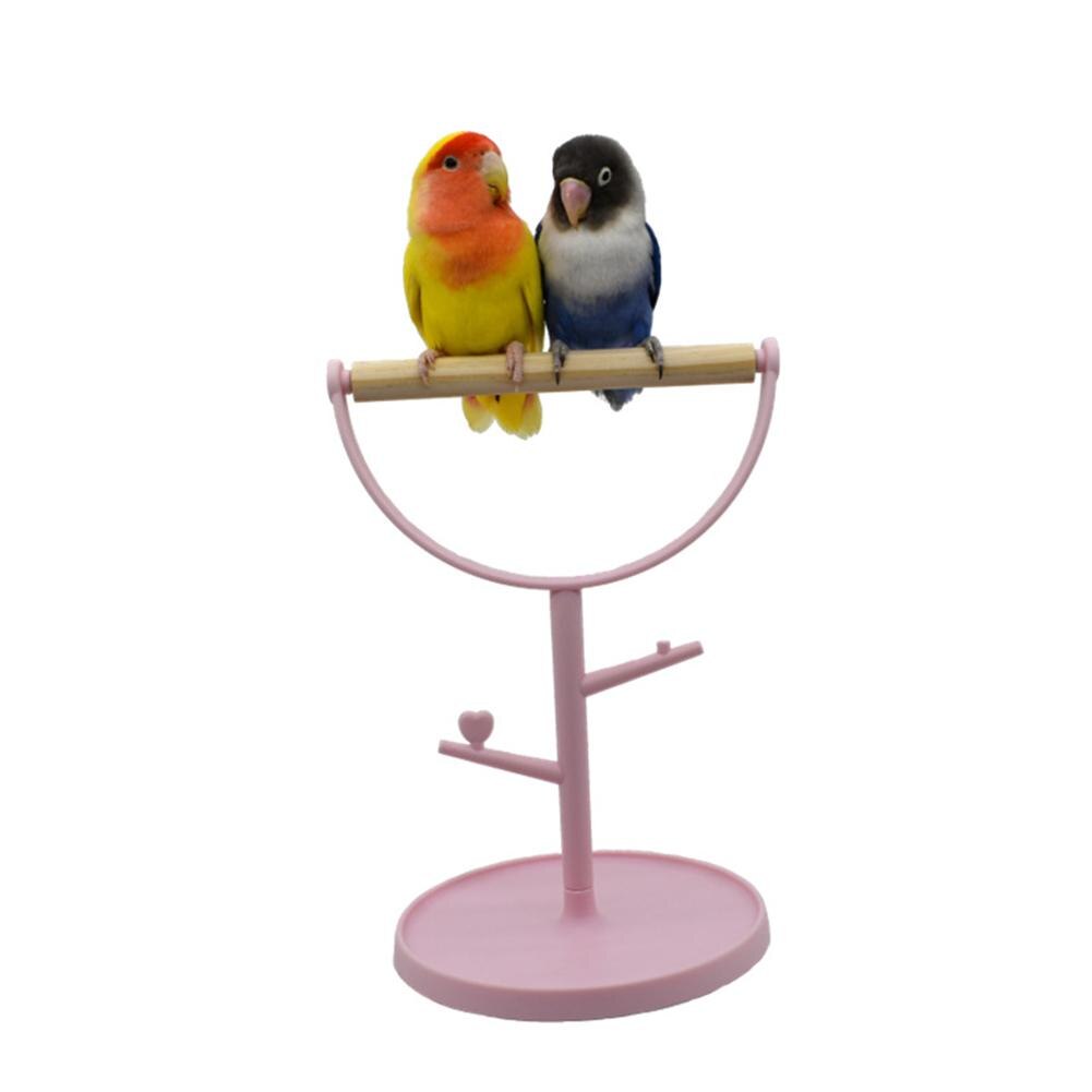 Bird Perch Rest Stand Desktop Training Platform Playstand Portable Bird Cage Toys Bird Supplies