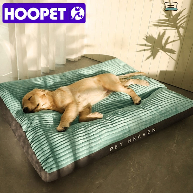 HOOPET Dog Mat Sleeping with Winter Floor Mat Removable And Washable Pet Four Seasons Universal Kennel Winter Large Dog