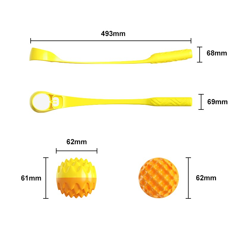 Pet Throwing Ball Funny Dog Training Interactive Chew Toys Pets Tossing Ball Launcher Dogs Outdoor Playing Interactive Toy 2023