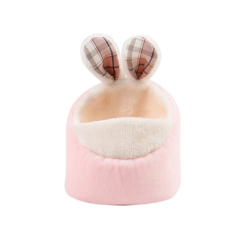 Soft Small Animal Bed Nest Thick Warm Bed Guinea Pig Chinchilla Rat Rabbit Bed Cage Nest House Breathable Cushion Sleeping Mat