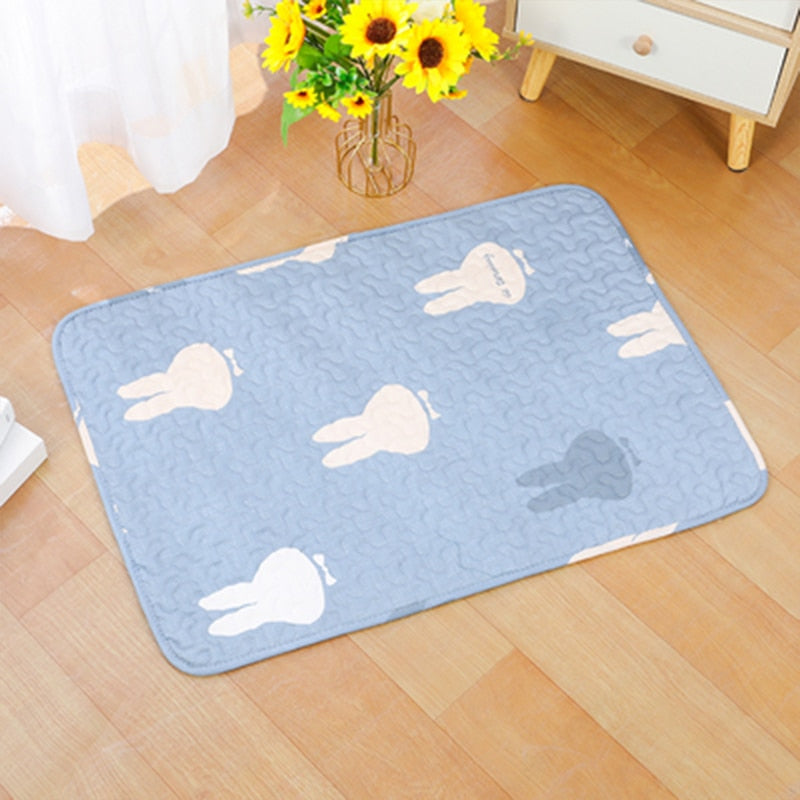 Pet Cute Multi-pattern Cage Mat Rabbit Rest Pad Guinea Pig Floor Mat Cat Non-slip Re-washable Pad Small Animal Summer Supplies
