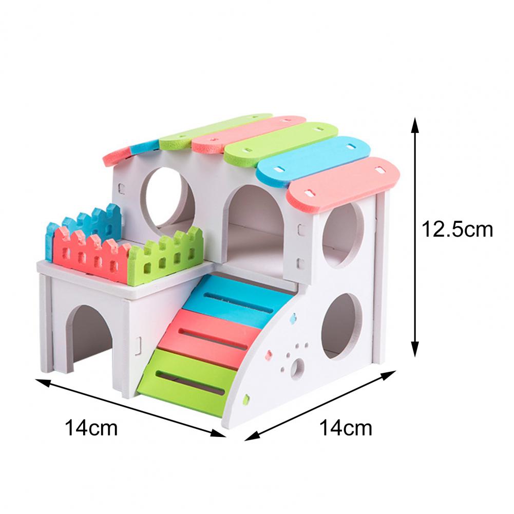 Hamster Hut Safe Mouse Nest House Toy Living Hut Pet Hideout House Hamster Hideout Accessories Toy Pet Toy