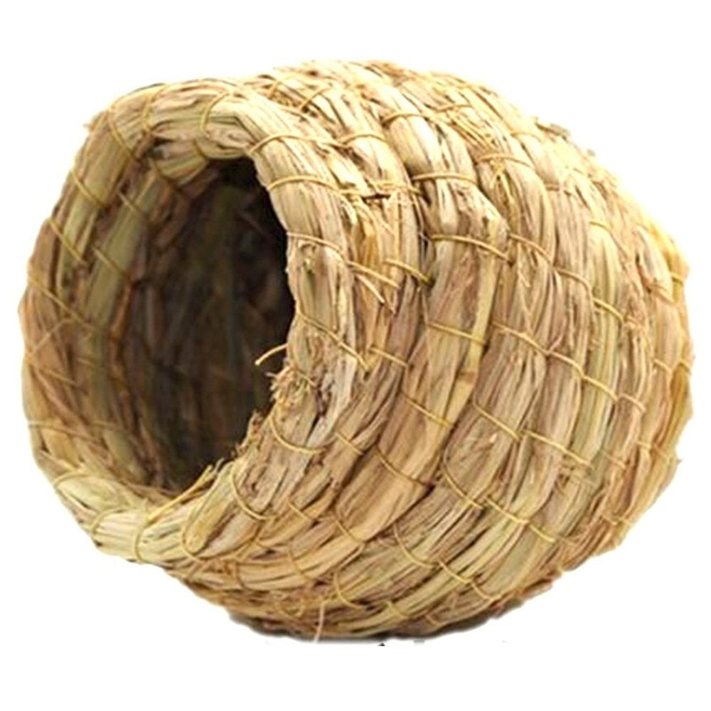 1PC Parrot Nest Straw Bird Nest Natural Handmade Warm Pigeon House Bedroom Courtyard Bird Cages Supplies Bird Cage Accessories