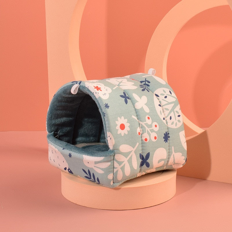Mini Soft Animal Hammock Nest Ferret Rabbit Guinea Pig Rat Hamster Mice Bed Toy Warmer Cushion House Cave Pets Supplies