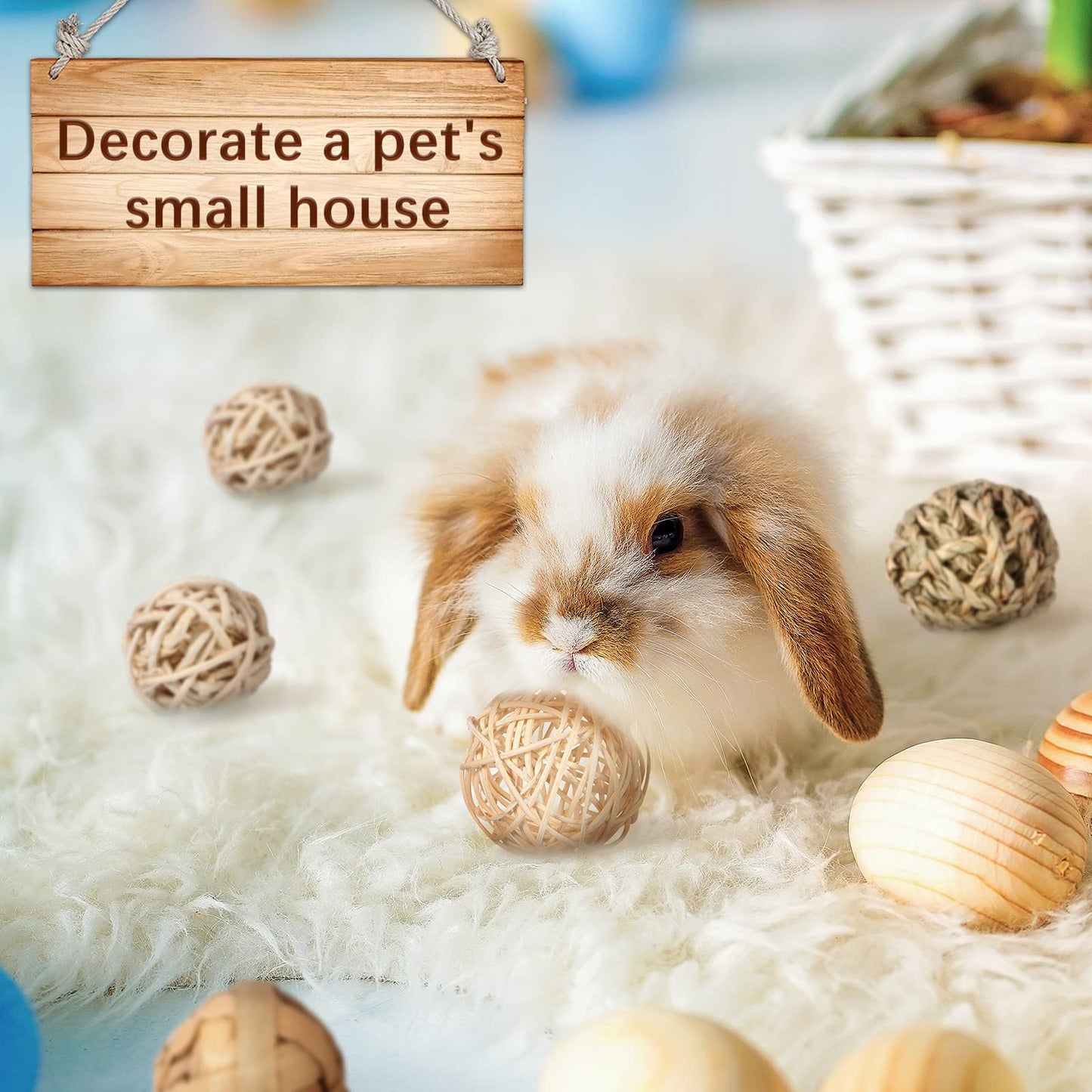 Pet Straw Molars Toy Woven Ball Hamster Chew Toy Corn Carrot Bite Grind Teeth Toys For Rabbit Tooth Cleaning Pet Supplies Hot