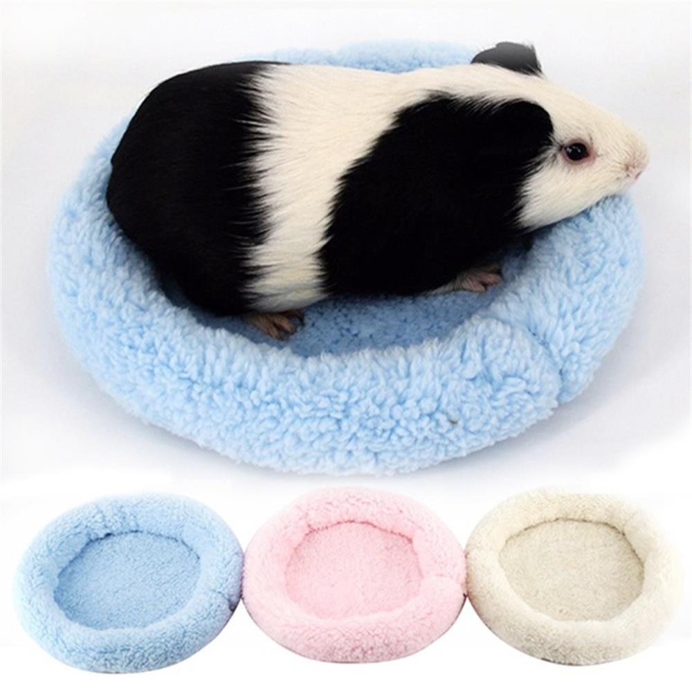 Cute Rabbit Cage Fleece Small Animal Bed Guinea Pig Mat Hamster Sleeping House Guinea Pig Beds Guinea Pig Tunnel Hamster Ferret