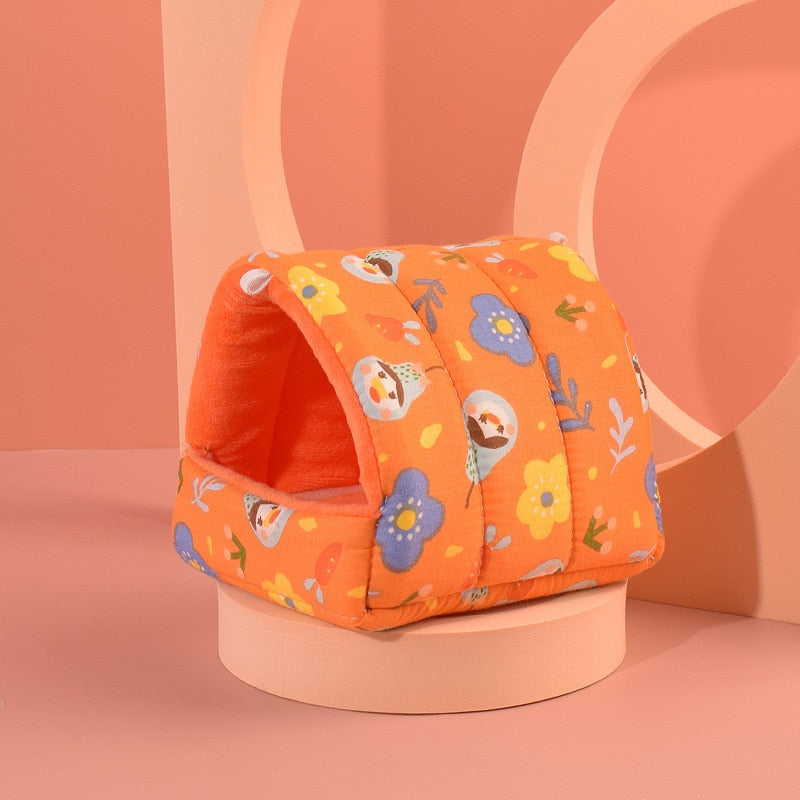 Mini Soft Animal Hammock Nest Ferret Rabbit Guinea Pig Rat Hamster Mice Bed Toy Warmer Cushion House Cave Pets Supplies