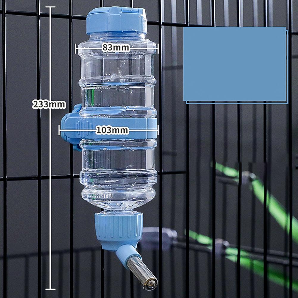 Pet Cage Automatic Water Drinker 1300ml 473ml Dog Cat Drinking Fountain Small Pets Hanging Drinking Bottle Dispenser Pet Supplie