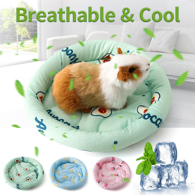 Soft Small Animal Bed Nest Thick Warm Bed Guinea Pig Chinchilla Rat Rabbit Bed Cage Nest House Breathable Cushion Sleeping Mat