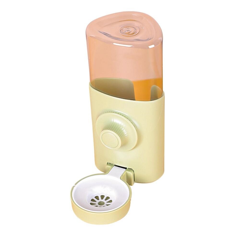 600ml Hanging Water Dispenser for Rabbit Guinea Pig Chinchilla Hedgehog Automatic Refilling Large Capacity Siphon Feeding Kettle