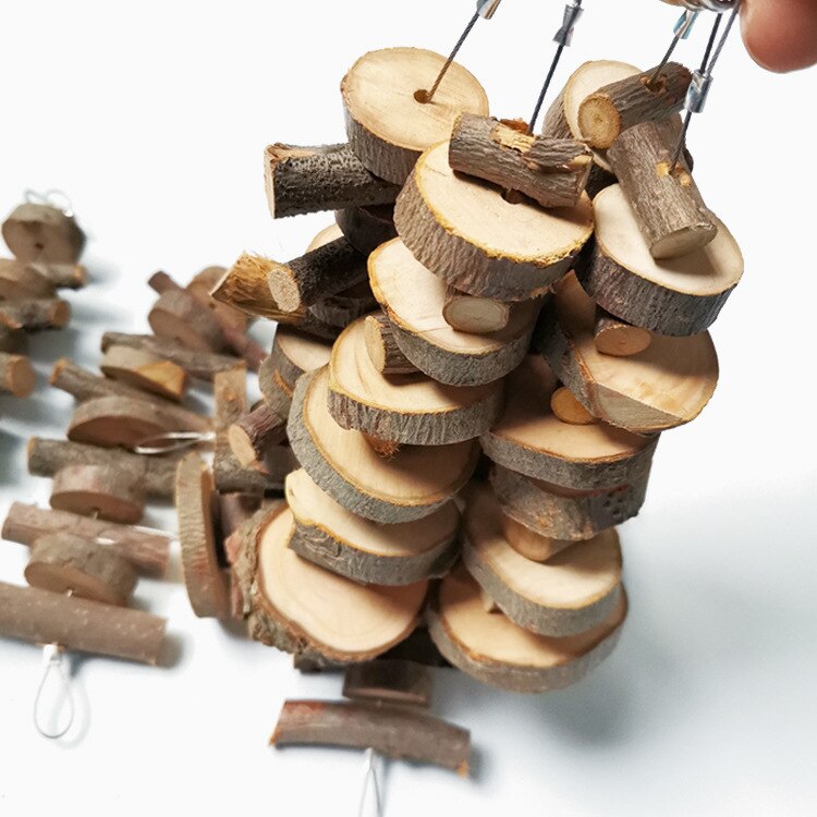 Rabbit Chewing Wooden Toys Rabbit Hanging Toys Hamsters Molar Toys Small Pet Teeth Improve Accessory Pet Teeth Grinding Toys