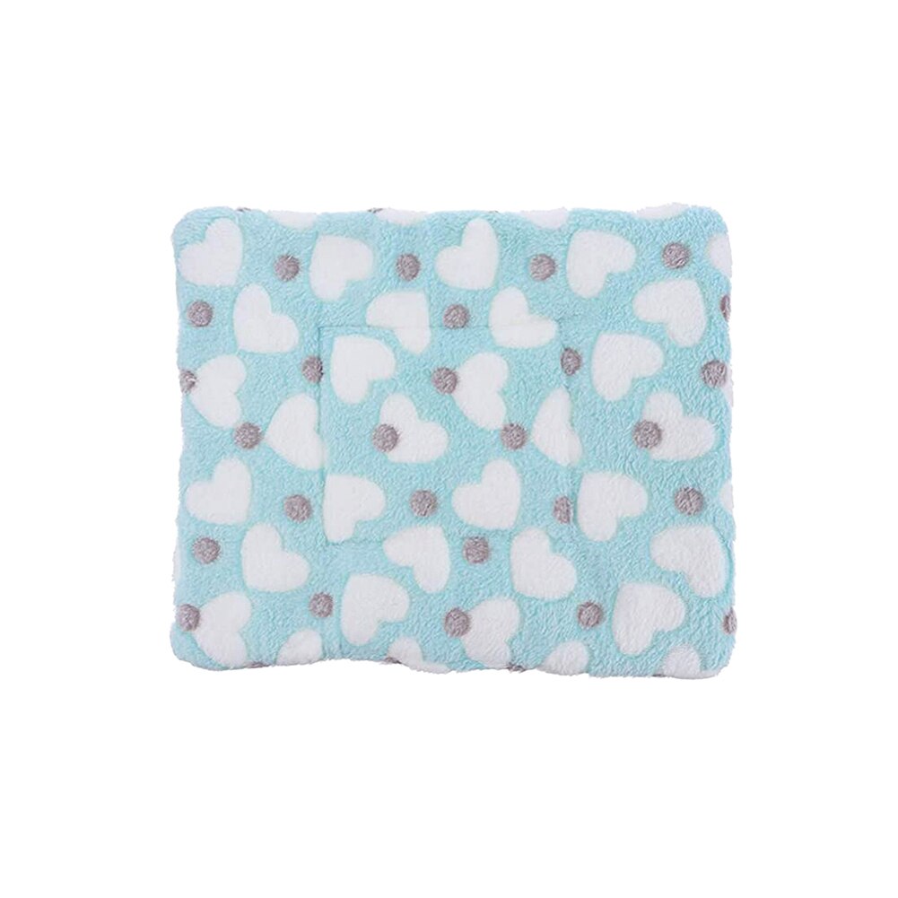Rabbit Pet Sleeping Bed Mat Small Animals Fleece Pad Winter Thick Warmer Mattress Hamster Nest Cute Home House Pet Warmer Supply