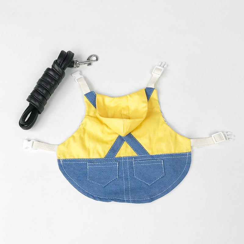 Cute Bunny Pet Vest Accessories Outdoor Leash Rabbit Clothes Harness Strap Leash for Rabbit Dress Clothes Harness for Rabbit