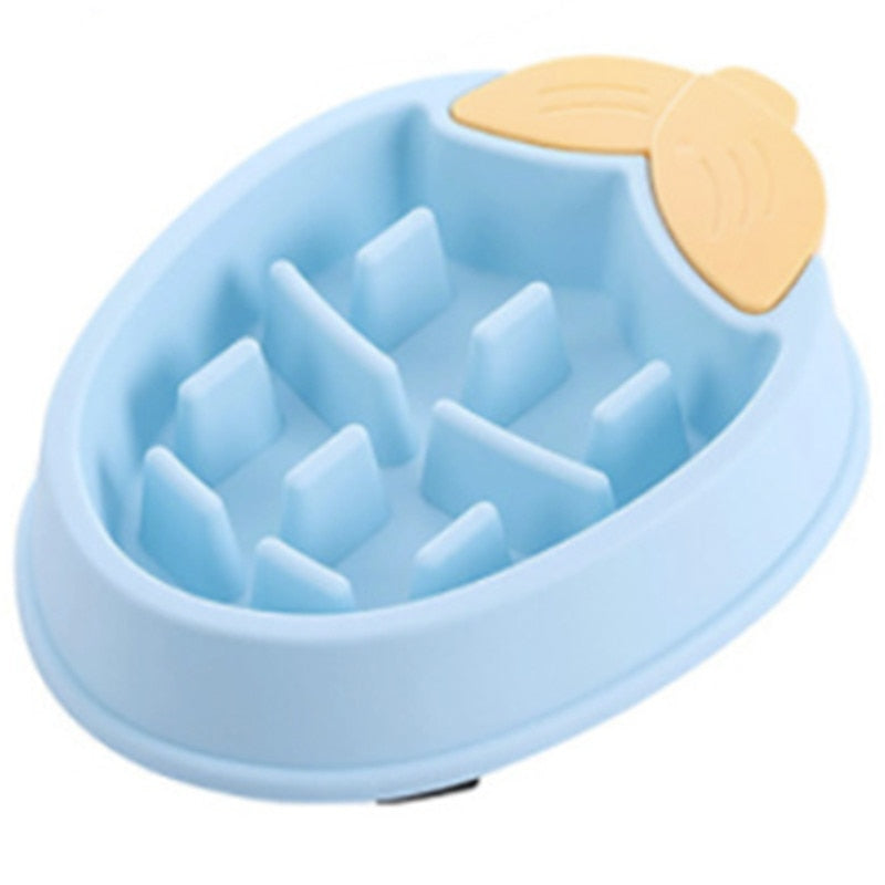 Pet Anti Choke Feeding Food Bowls Puppy Slow Down Eating Feeder Dish Bowel Prevent Obesity Dogs Supplies Strict Control