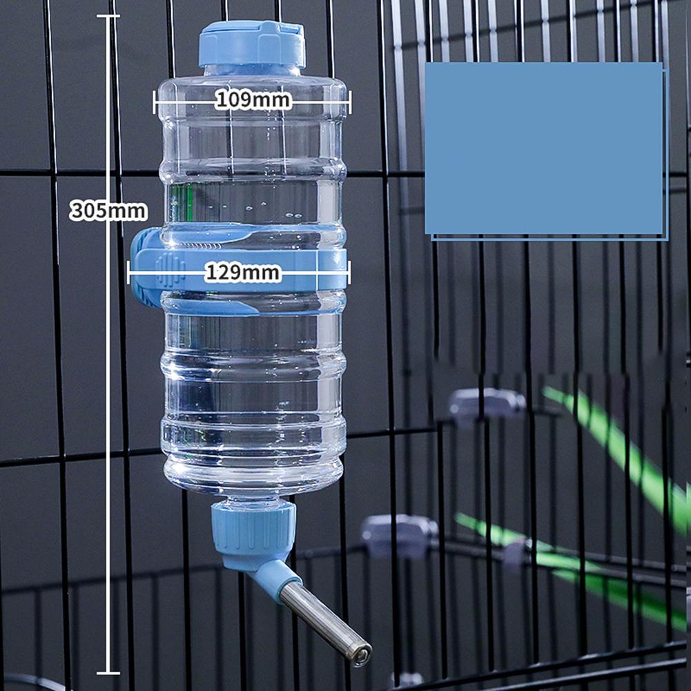 Pet Cage Automatic Water Drinker 1300ml 473ml Dog Cat Drinking Fountain Small Pets Hanging Drinking Bottle Dispenser Pet Supplie
