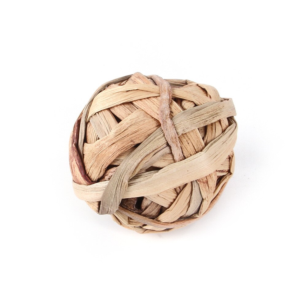 Pet Straw Molars Toy Woven Ball Hamster Chew Toy Corn Carrot Bite Grind Teeth Toys For Rabbit Tooth Cleaning Pet Supplies Hot