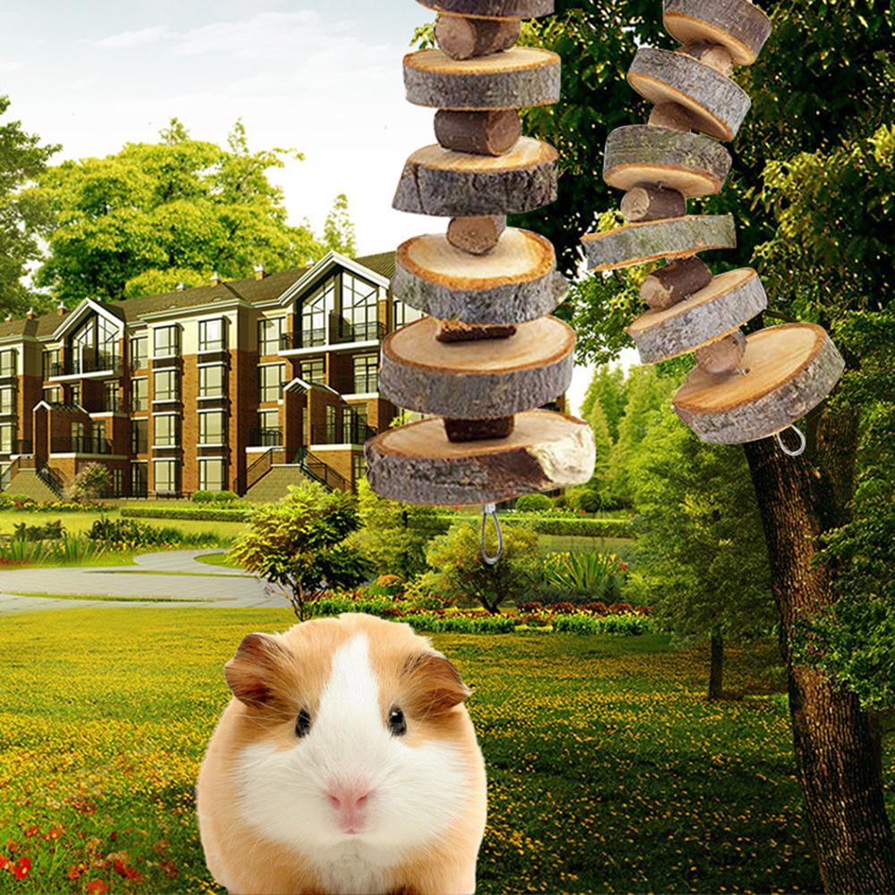 7pcs/set Bunny Chew Toys Simple Installation Cage Protective Toy For Rabbit Guinea Pig Chinchilla Hamsters Teeth Cleaning