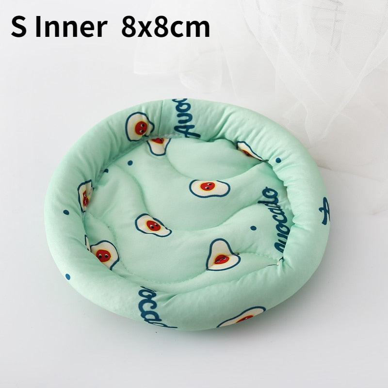 Soft Small Animal Bed Nest Thick Warm Bed Guinea Pig Chinchilla Rat Rabbit Bed Cage Nest House Breathable Cushion Sleeping Mat
