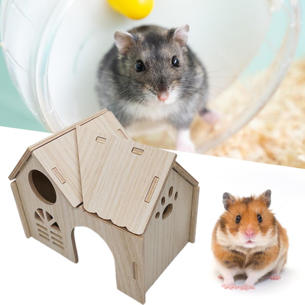 Practical Guinea Pig Hamster Hideout House Hamster Toy Lightweight Play