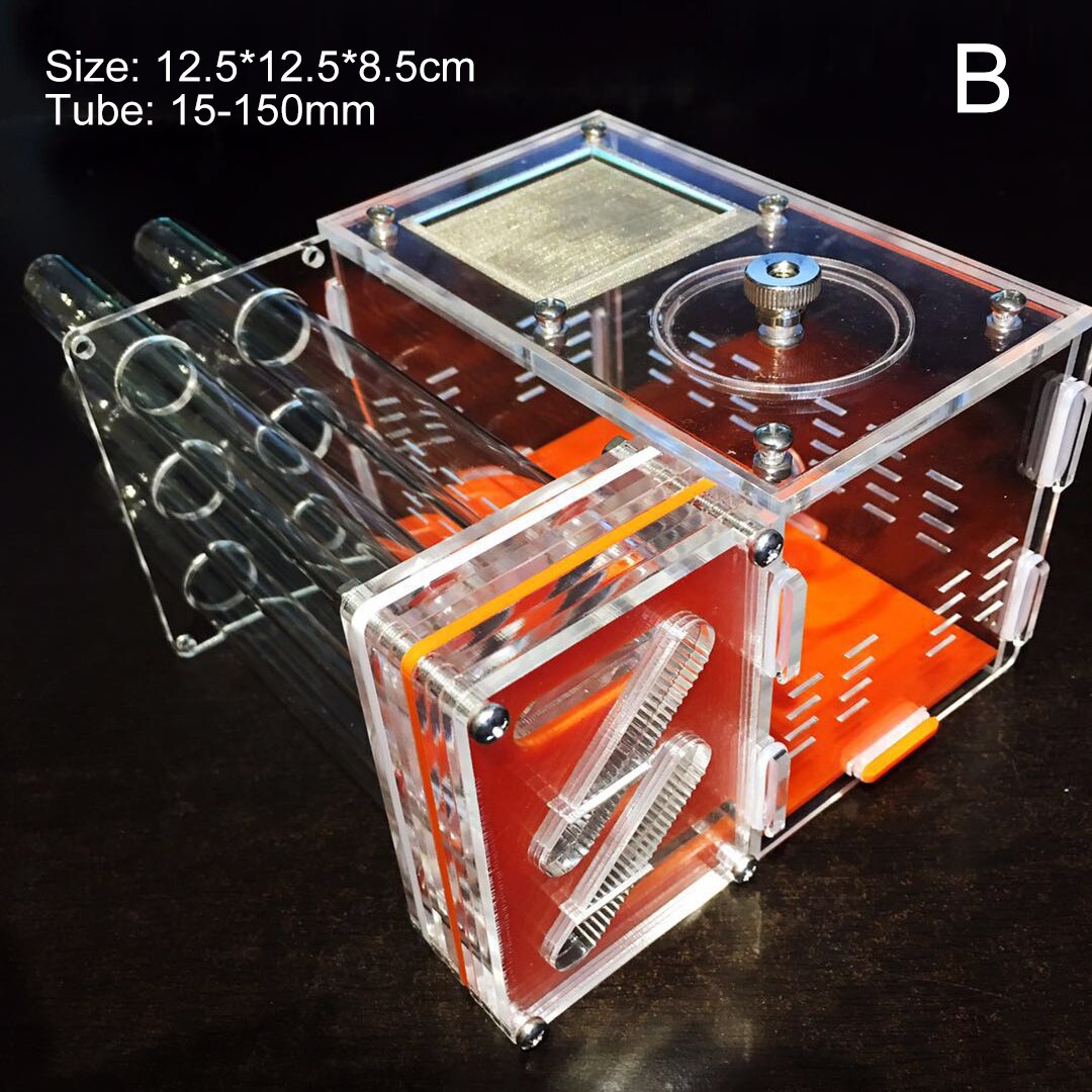 DIY Acrylic Ant Farm with Feeding Area Ants House Workshop 5 Plaster Tubes Ant Nest Insect Gypsum Test Tube Nest Pet Anthill
