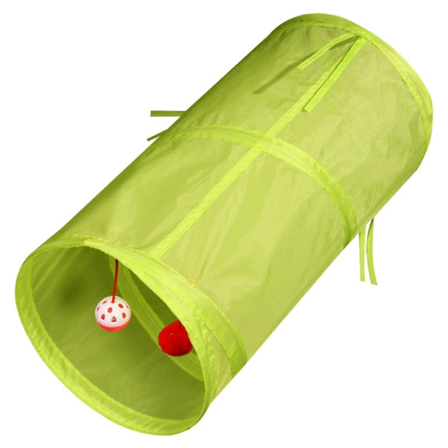 Pet Cat Tunnel Toys Foldable Pet Cat Kitty Training Interactive Fun Toy Tunnel Bored For Puppy Kitten Rabbit Play Tunnel Tube