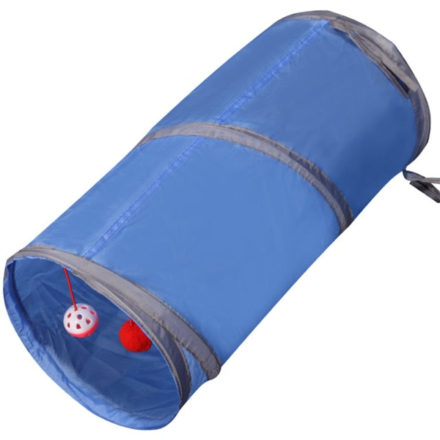 Pet Cat Tunnel Toys Foldable Pet Cat Kitty Training Interactive Fun Toy Tunnel Bored For Puppy Kitten Rabbit Play Tunnel Tube