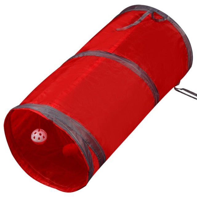 Pet Cat Tunnel Toys Foldable Pet Cat Kitty Training Interactive Fun Toy Tunnel Bored For Puppy Kitten Rabbit Play Tunnel Tube