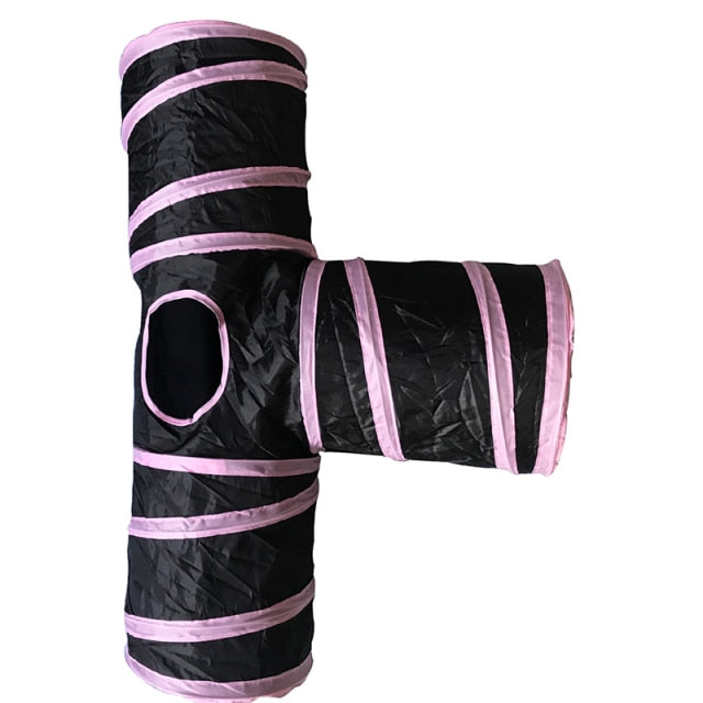 Pet Cat Tunnel Toys Foldable Pet Cat Kitty Training Interactive Fun Toy Tunnel Bored For Puppy Kitten Rabbit Play Tunnel Tube