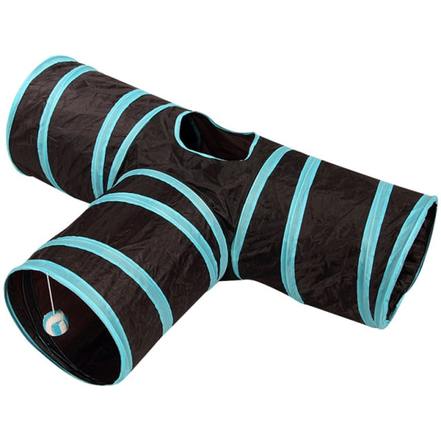 Pet Cat Tunnel Toys Foldable Pet Cat Kitty Training Interactive Fun Toy Tunnel Bored For Puppy Kitten Rabbit Play Tunnel Tube