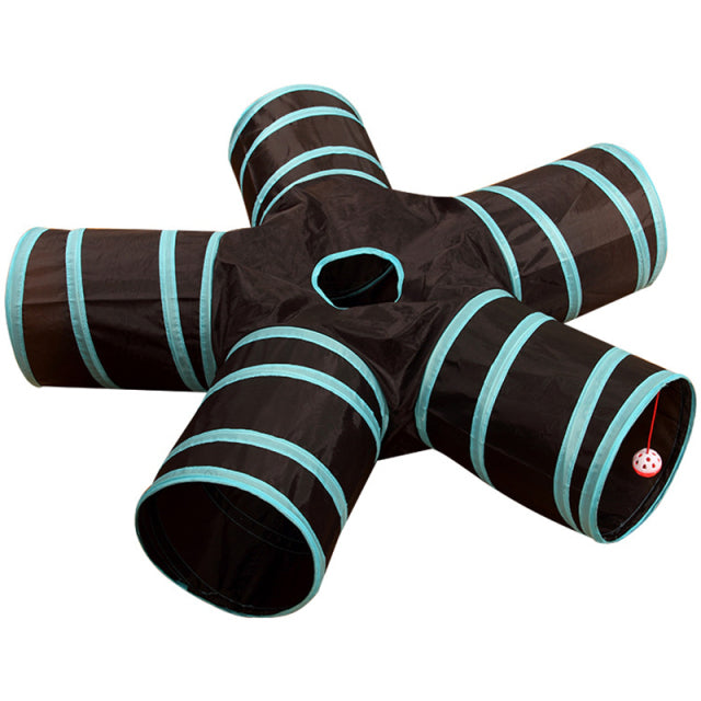 Pet Cat Tunnel Toys Foldable Pet Cat Kitty Training Interactive Fun Toy Tunnel Bored For Puppy Kitten Rabbit Play Tunnel Tube