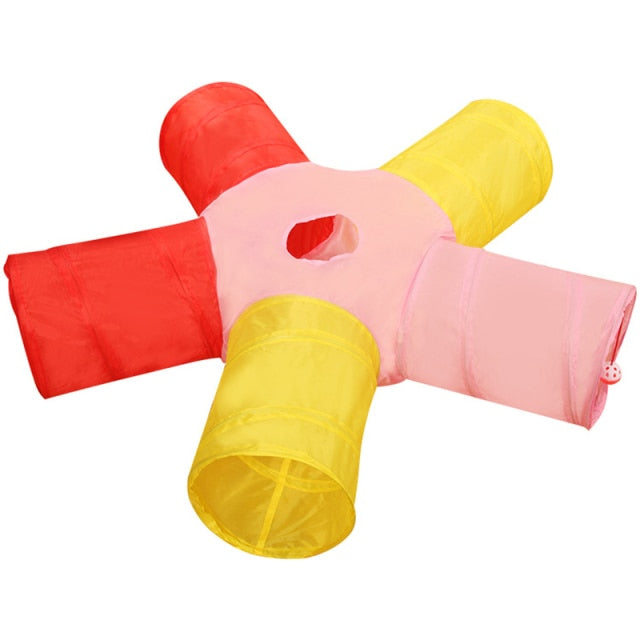 Pet Cat Tunnel Toys Foldable Pet Cat Kitty Training Interactive Fun Toy Tunnel Bored For Puppy Kitten Rabbit Play Tunnel Tube