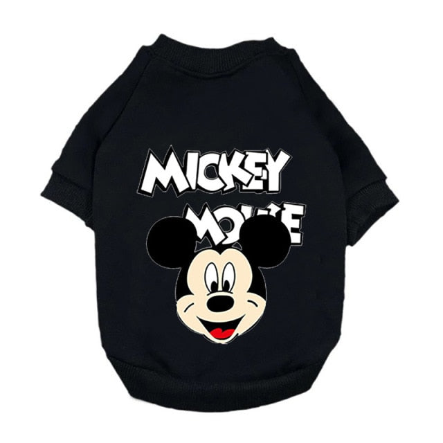 Disney Mickey Mouse cartoon Pet Dog Coat Pet Clothes Outdoor Dog Jacket Clothes Hoodie The Dog Face Breathable Small Medium Dog