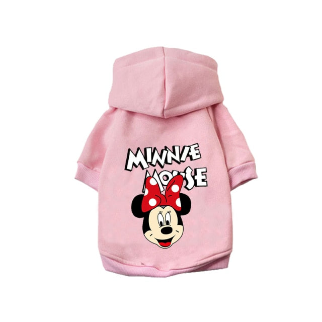 Disney Mickey Mouse cartoon Pet Dog Coat Pet Clothes Outdoor Dog Jacket Clothes Hoodie The Dog Face Breathable Small Medium Dog