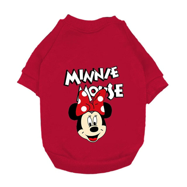 Disney Mickey Mouse cartoon Pet Dog Coat Pet Clothes Outdoor Dog Jacket Clothes Hoodie The Dog Face Breathable Small Medium Dog