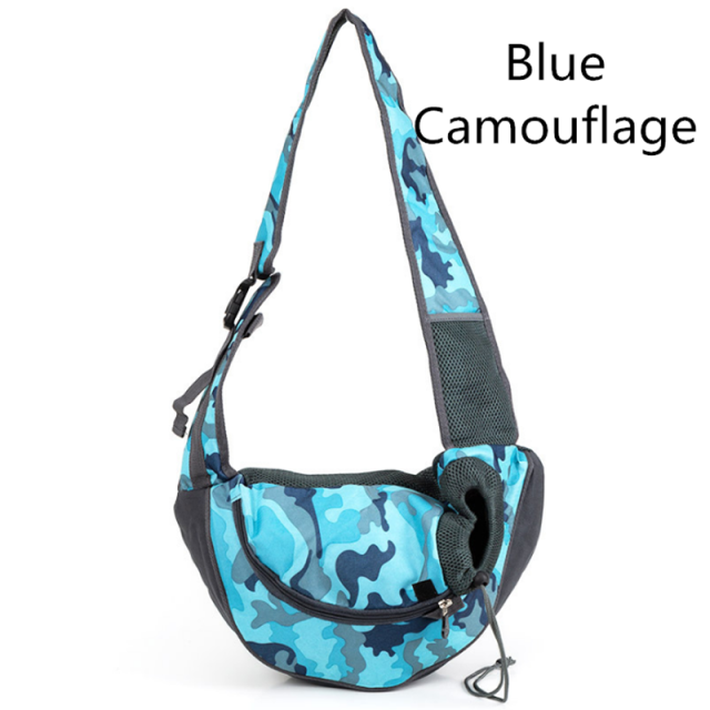 Pet Puppy Carrier S/L Outdoor Travel Dog Shoulder Bag Mesh Oxford Single Comfort Sling Handbag Tote Pouch