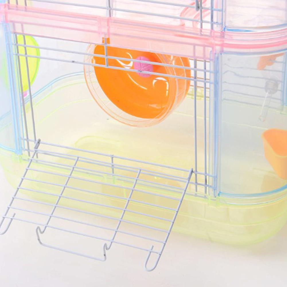 Transparent Hamster Cage Multi Layer Small Pet Cages Supplies Toy Hamster DIY Collocation Hamster House Recommended Goods