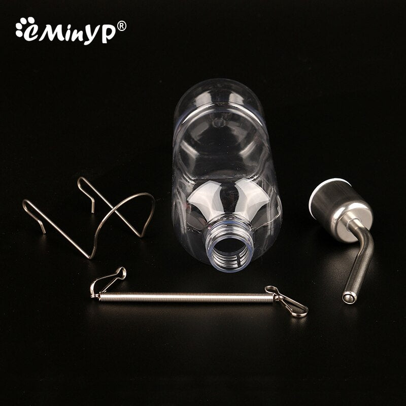 Plastic Hamster Drinking Bottle Cage Water Bottle Dispenser For Bunny Guinea Pig Rabbit Squirrel Small Pet Feeder 180ML/350ML