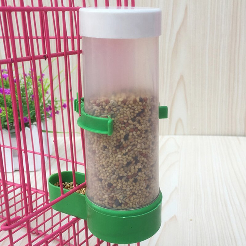 Bird Water Food Feeder Cage Automatic Parrot Drinker With Clip Food Water Dispenser For Parakeets Budgie Cockatiel Lovebirds