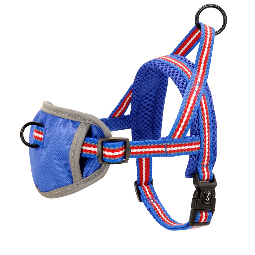 Nylon No Pull Dog Harness Durable Reflective Pet Harness Puppy Pitbull Harness Adjustable For Small Medium Large Dogs