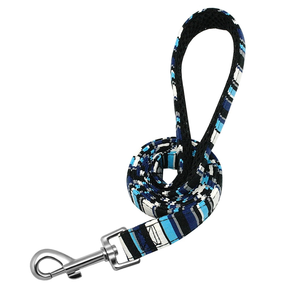 Heavy Duty Dog Leash Rope Nylon Printed Pet Dogs Walking Lead Leashes 120cm For Small Medium Large Dogs Cat Chihuahua Pitbull