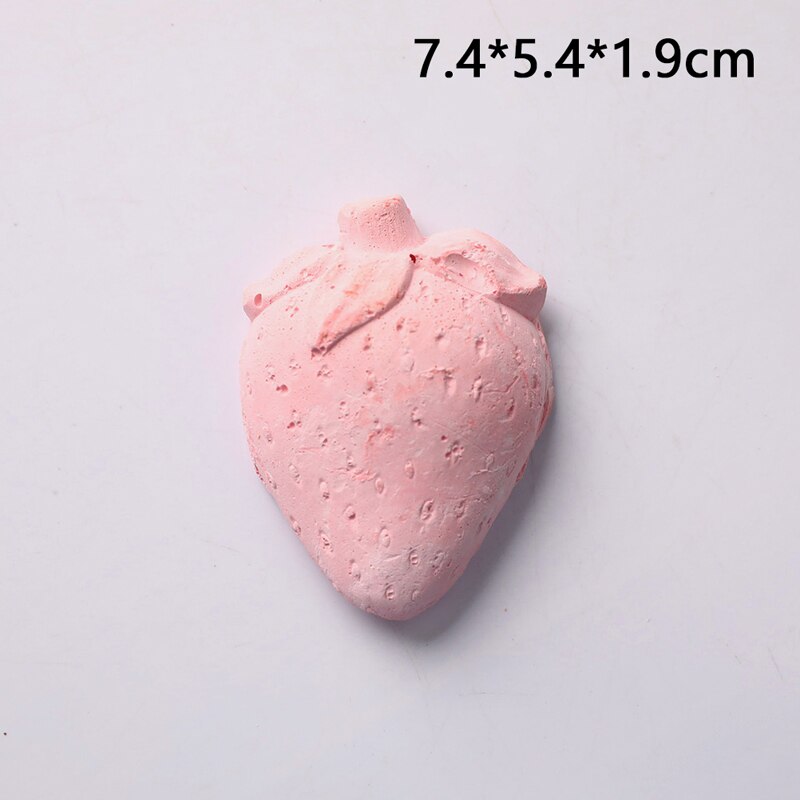 Mineral Block Pet Chew Toys Fruit Shape Hamster Parrot Calcium Teeth Grinding Stones For Bird Guinea Pig Parakeet Cockatiel