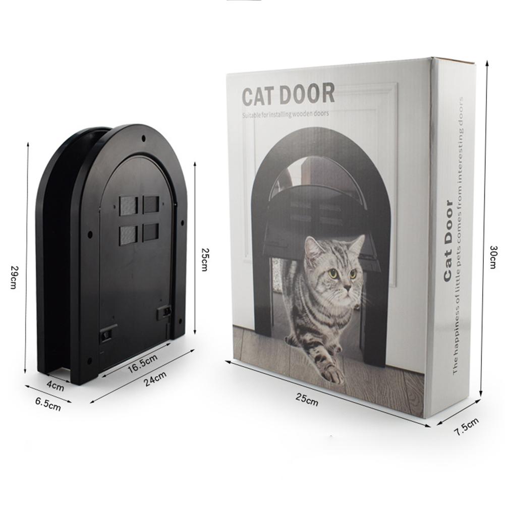 Pet Cat Dog Screen Door Free Entry Magnetic Door With Window Pet Accessories Suitable For Wooden Door